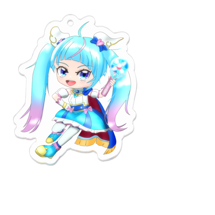 アクリルキーホルダー - 70 x 70 (mm)