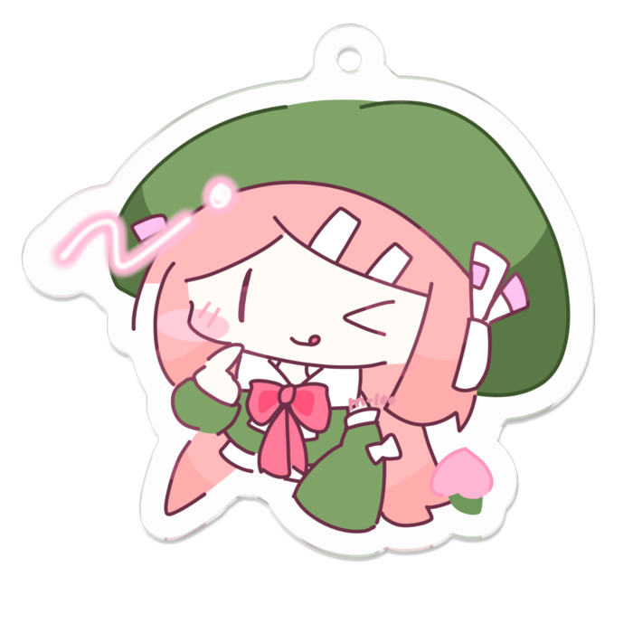 アクリルキーホルダー - 50 x 50 (mm)