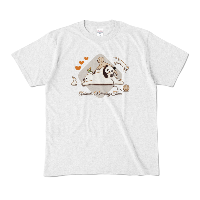 カラーTシャツ　アッシュ　M