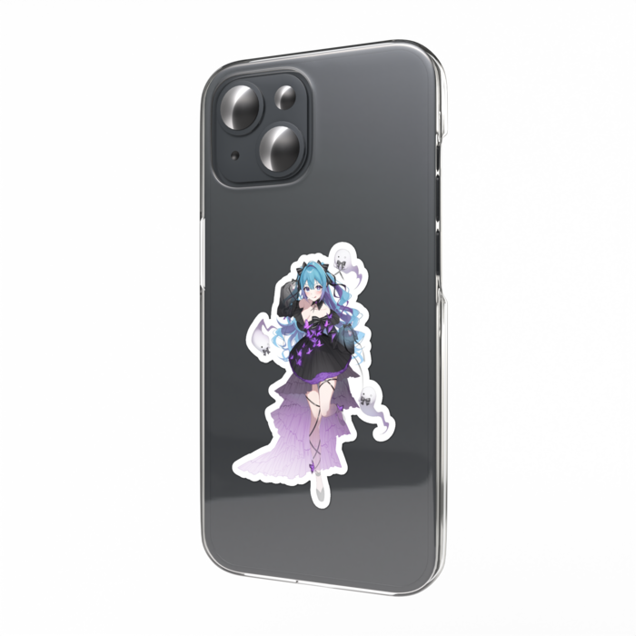 スマホステッカー 基本　👻付き