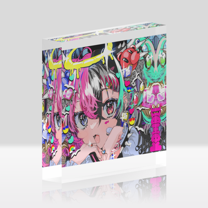 アクリルブロック - 100x100mm