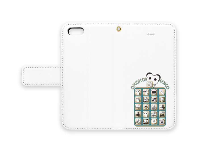 手帳型iPhoneケース - iPhone 5 / 5s / SE - ストラップ穴 あり