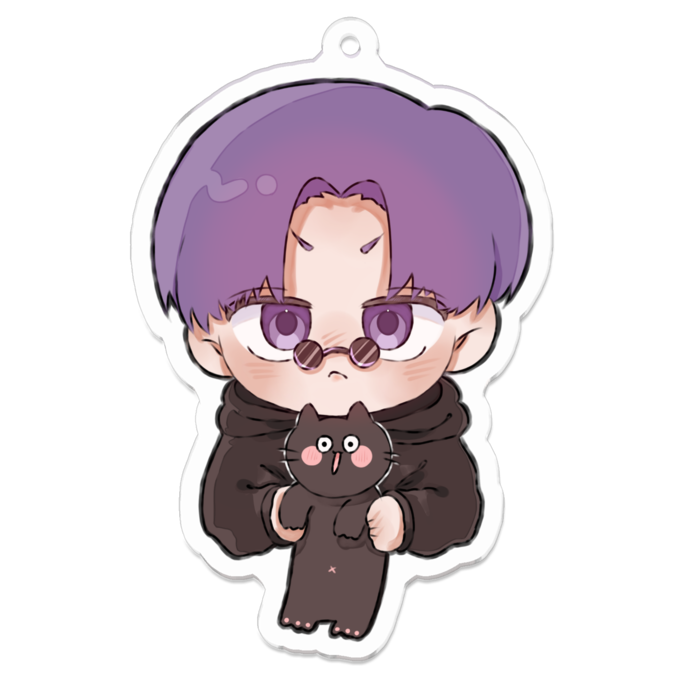 アクリルキーホルダー - 70 x 70 (mm)