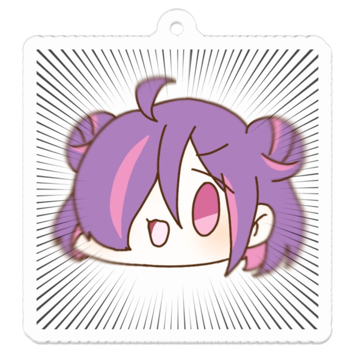 アクリルキーホルダー - 50 x 50 (mm)
