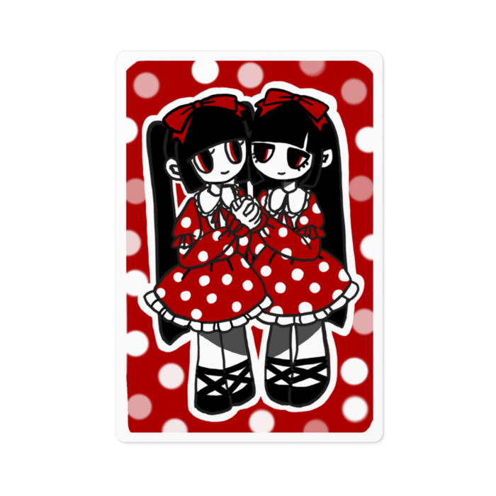 ステッカー - 100 x 100 (mm)
