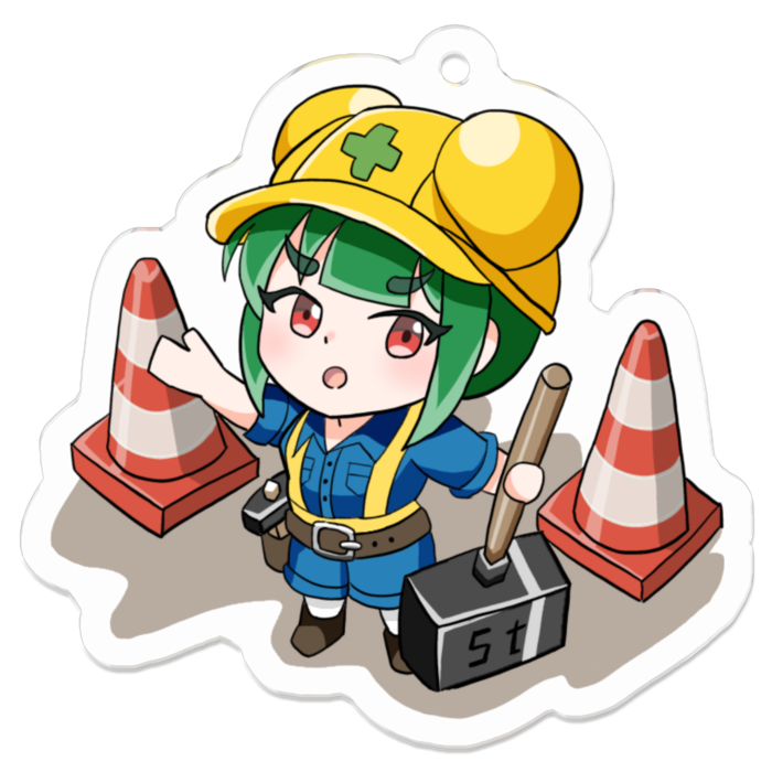 アクリルキーホルダー - 50 x 50 (mm)