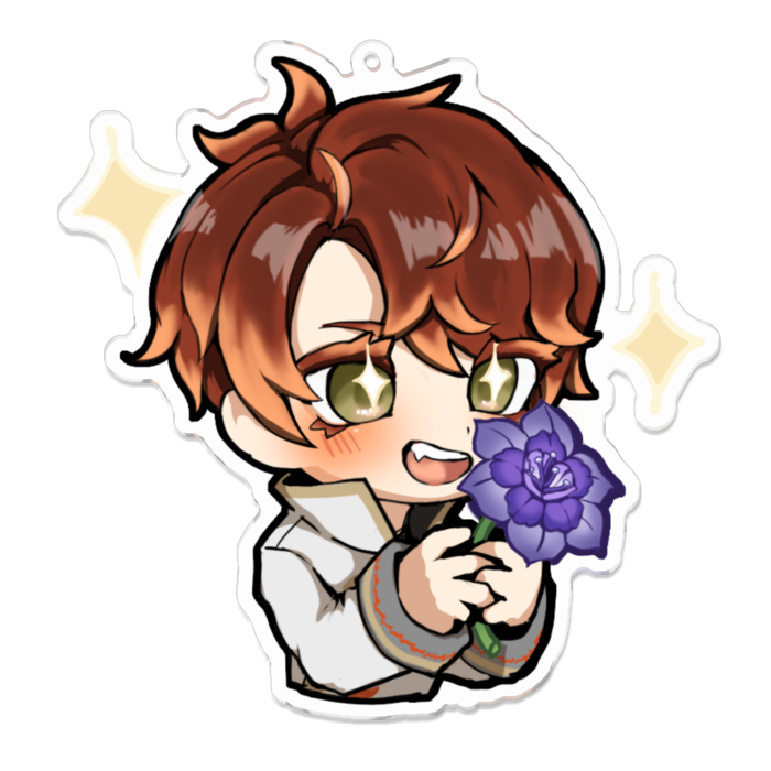 アクリルキーホルダー - 100 x 100 (mm)