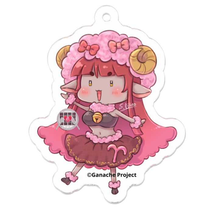 アクリルキーホルダー - 50 x 50 (mm)