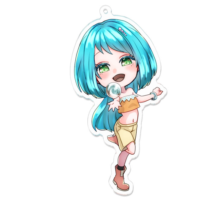 アクリルキーホルダー - 100 x 100 (mm)