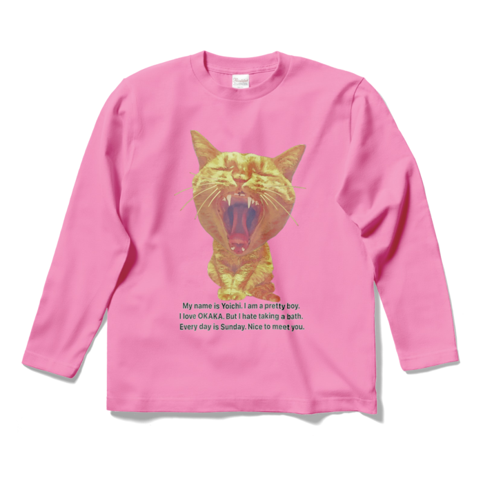 ロングスリーブTシャツ - S - ピンク