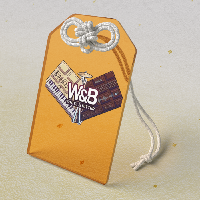 アクリルお守り オレンジ