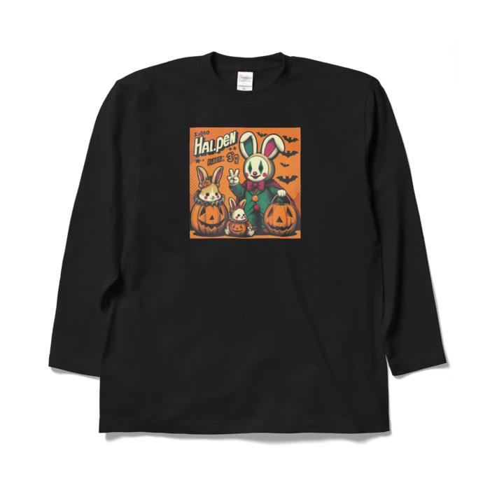 ロングスリーブTシャツ - XL - ブラック