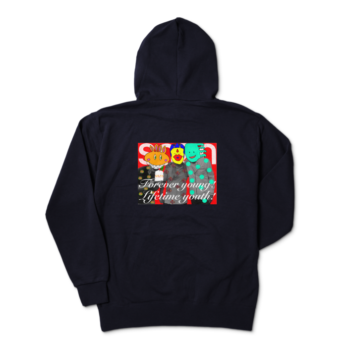 パーカー - XL - ネイビー