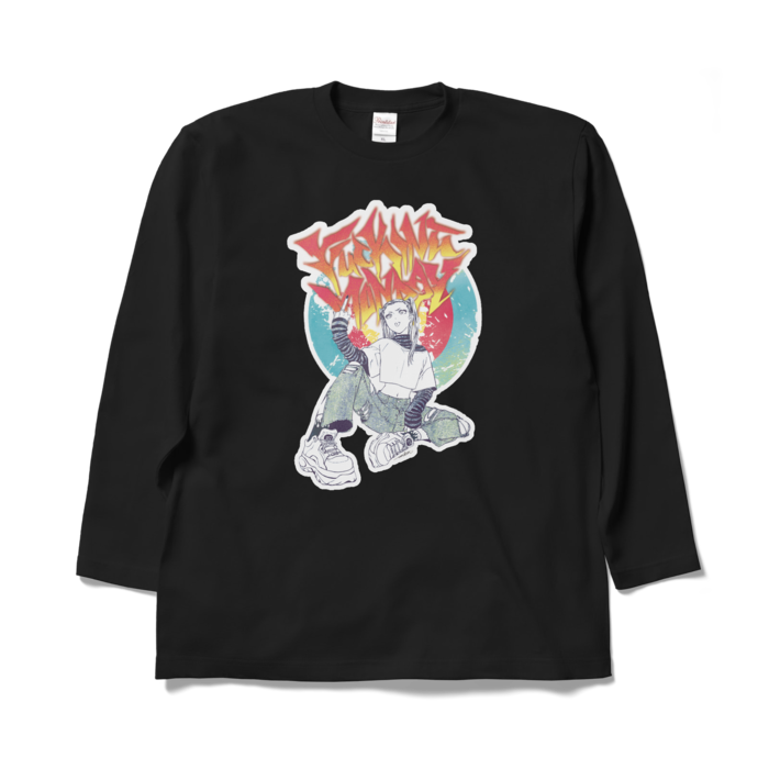 ロングスリーブTシャツ - XL - ブラック