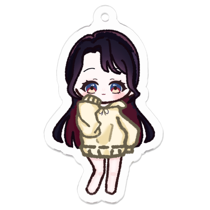 アクリルキーホルダー（コーティング） - 50 x 50 (mm)