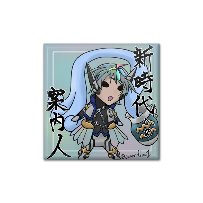 缶バッジ - 四角形40mm