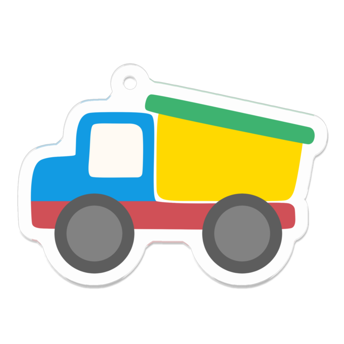 アクリルキーホルダー - 50 x 50 (mm)