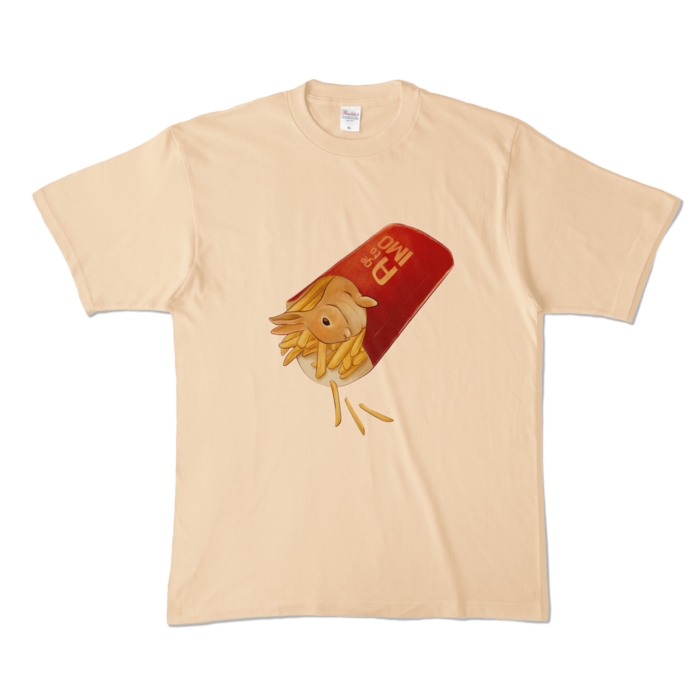 カラーTシャツ - XL - ナチュラル (淡色)