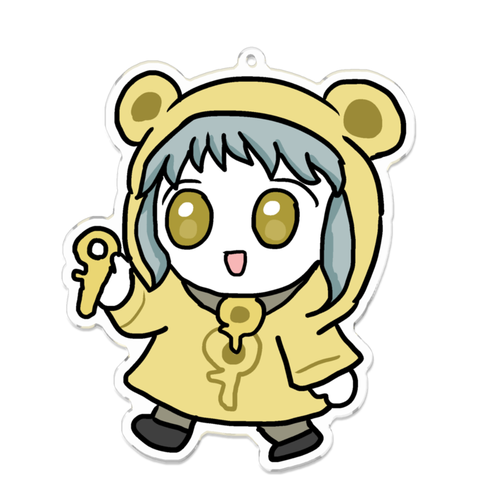 アクリルキーホルダー - 100 x 100 (mm)