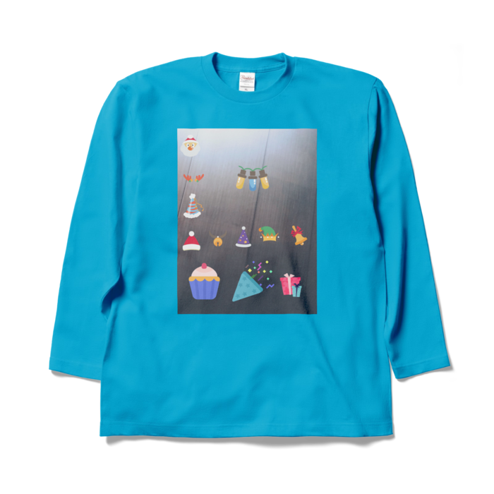 ロングスリーブTシャツ - XL - ターコイズ