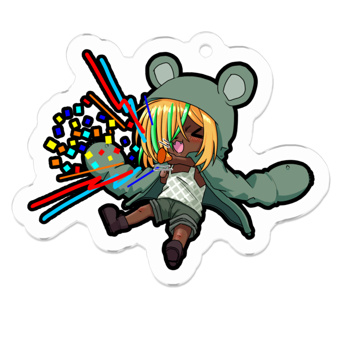 アクリルキーホルダー - 50 x 50 (mm)