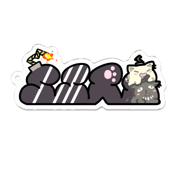 アクリルキーホルダー - 70 x 70 (mm)