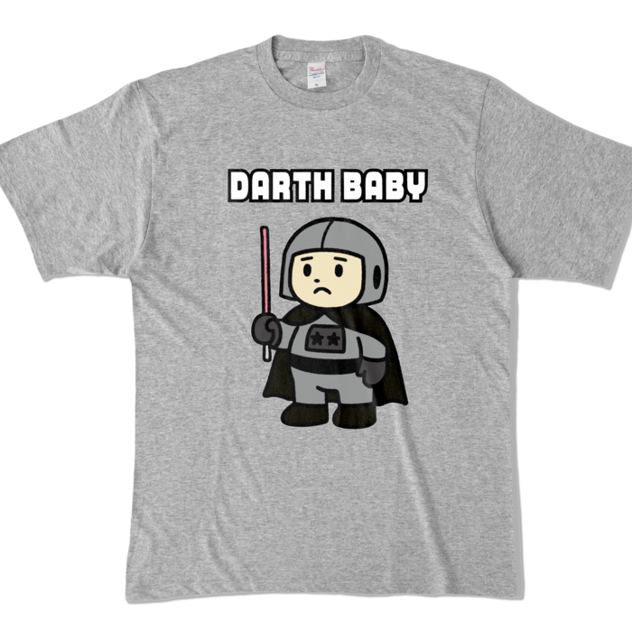 カラーTシャツ - XL - 杢グレー (濃色)