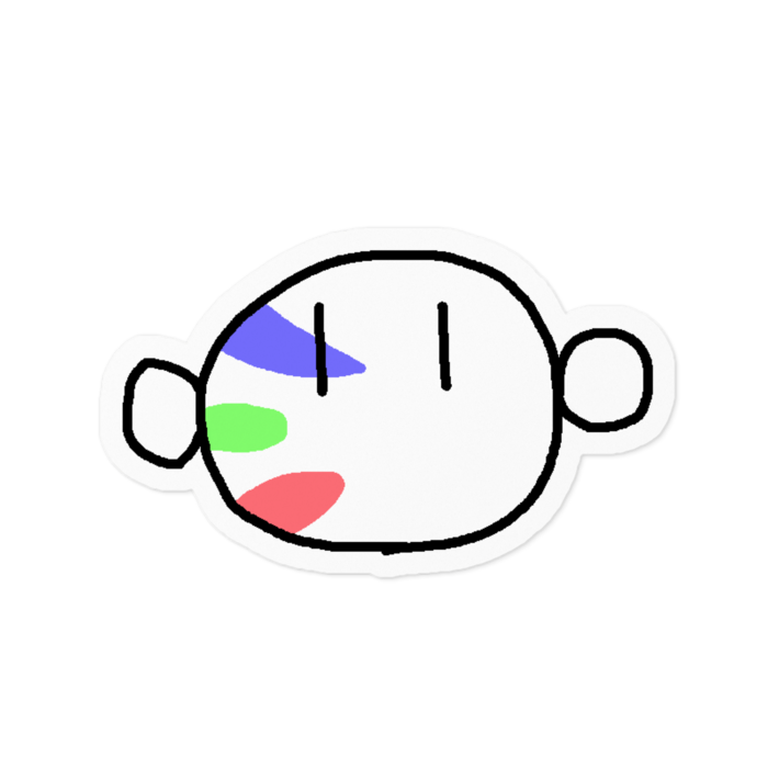 ステッカー - 100 x 100 (mm)