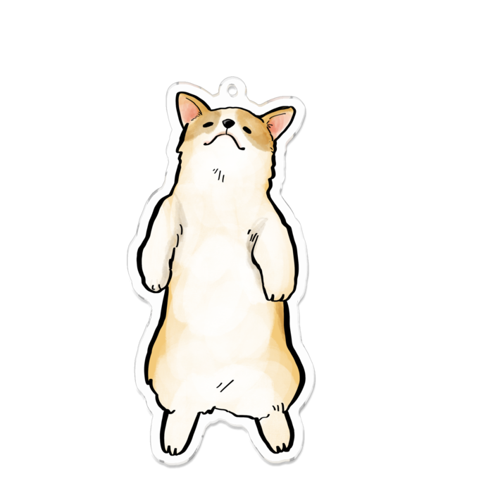 アクリルキーホルダー - 100 x 100 (mm)