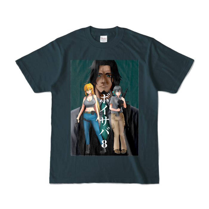 カラーTシャツ - S - デニム (濃色)