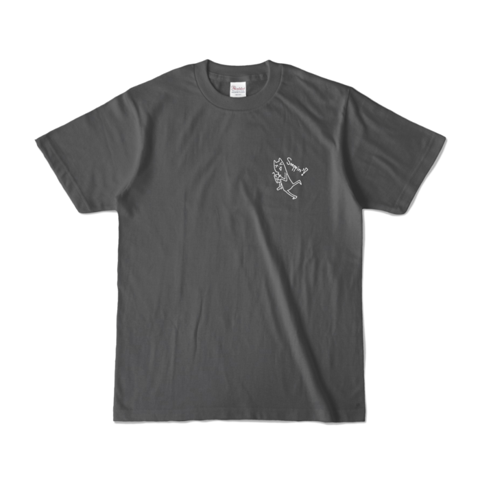 カラーTシャツ - S - チャコール (濃色)
