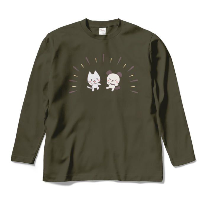 ロングスリーブTシャツ　アーミーグリーン　M