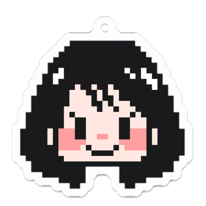 アクリル極東キーホルダー - 50 x 50 (mm)