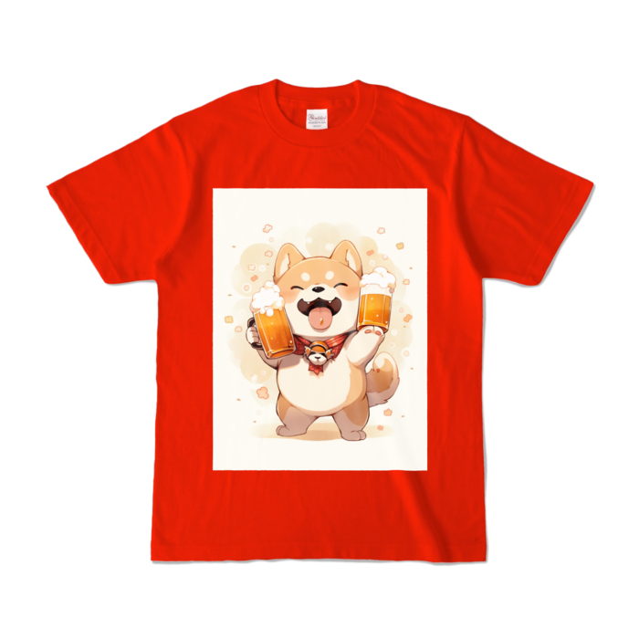 カラーTシャツ - S - レッド (濃色)