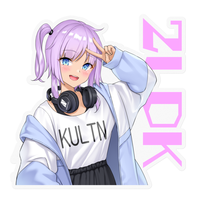 ステッカー - 100 x 100 (mm)