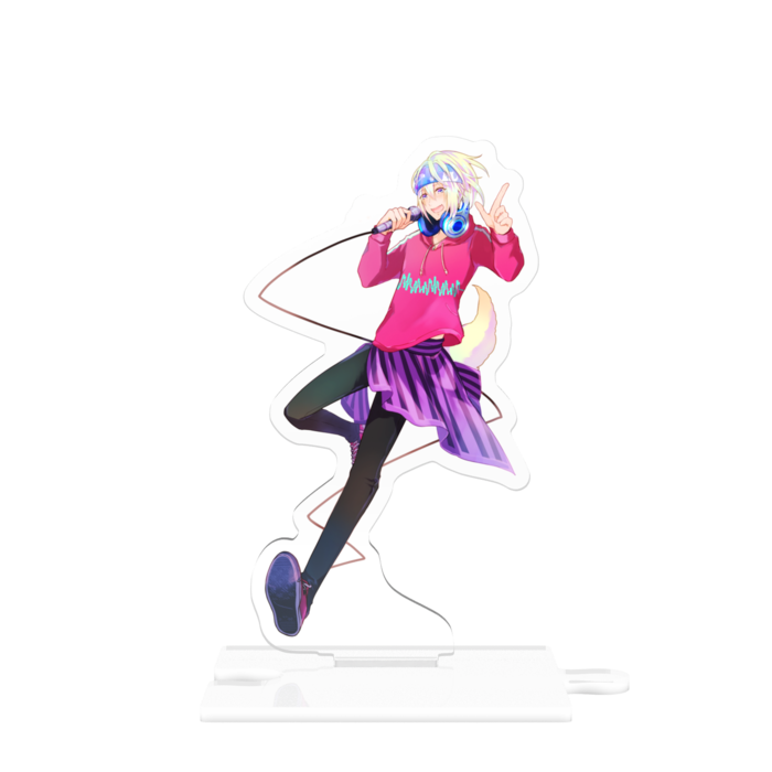 白ぽち。つながるアクスタ - 80mm