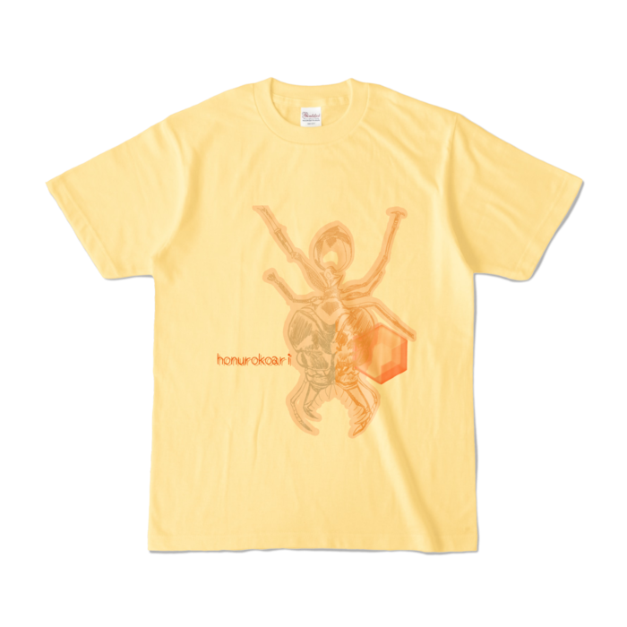 カラーTシャツ - S - ライトイエロー (淡色)