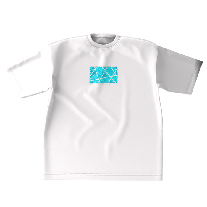 ビッグシルエットTシャツ - XL - 正面（白）