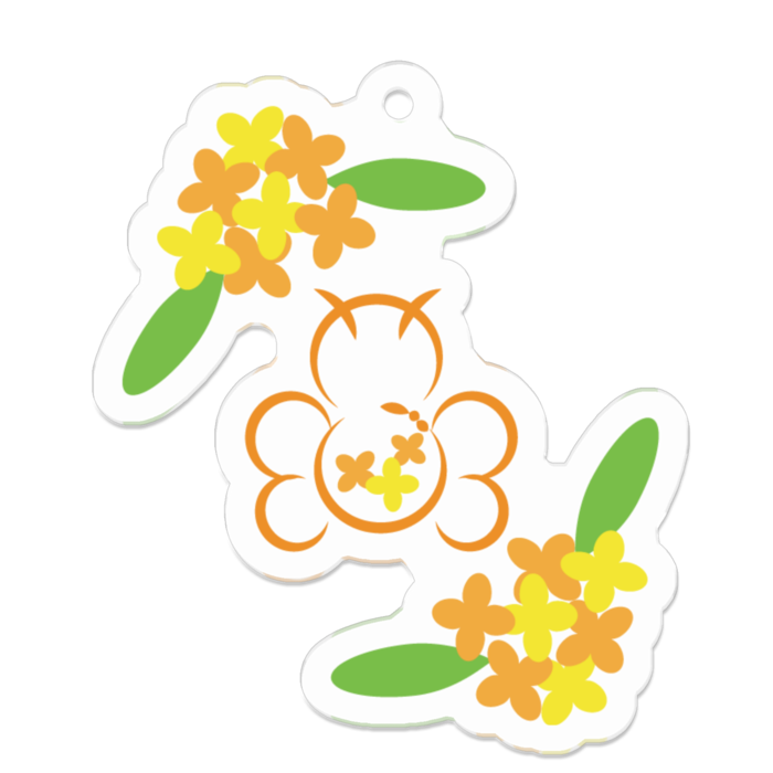 アクリルキーホルダー - 50 x 50 (mm)