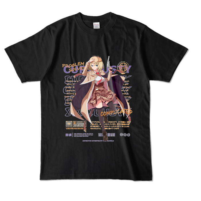 カラーTシャツ - L - ブラック (濃色)