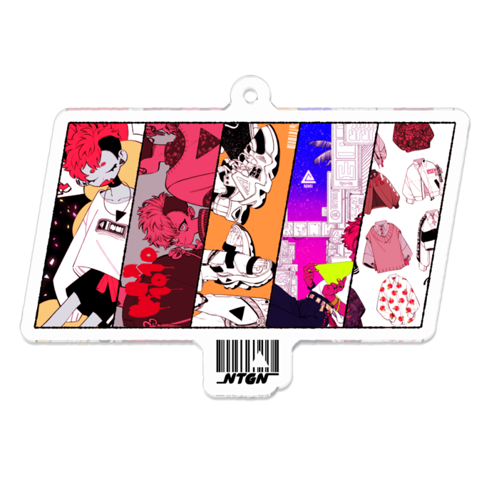 アクリルキーホルダー - 70 x 70 (mm)