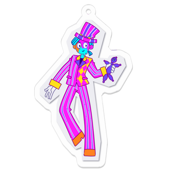 アクリルキーホルダー - 70 x 70 (mm)