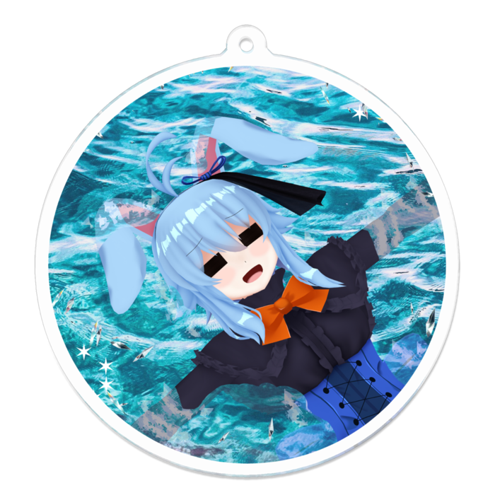 アクリルキーホルダー - 70 x 70 (mm)