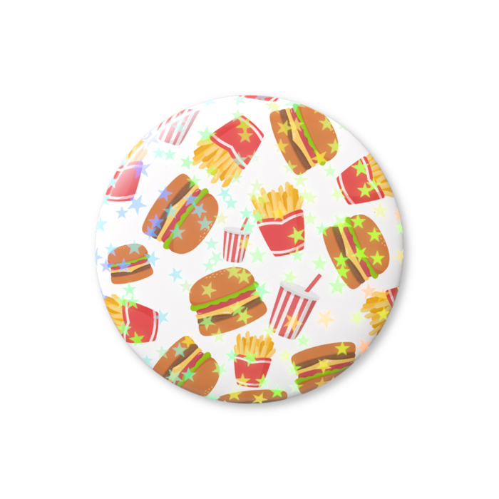 ホログラム缶バッジ - 32mm