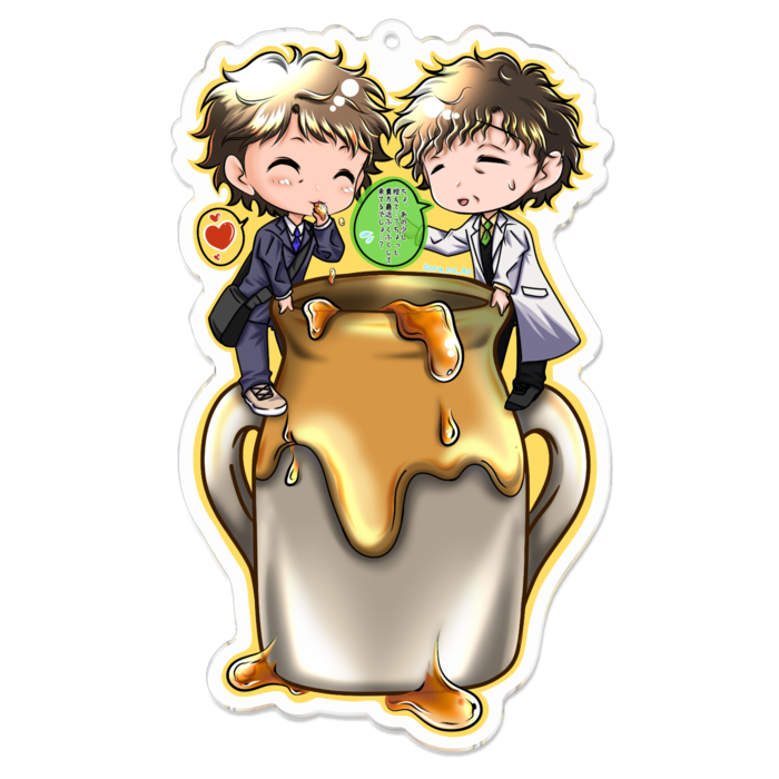 アクリルキーホルダー - 100 x 100 (mm)