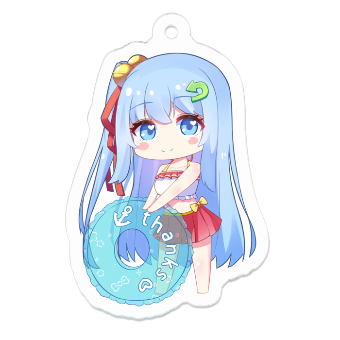アクリルキーホルダー - 50 x 50 (mm)