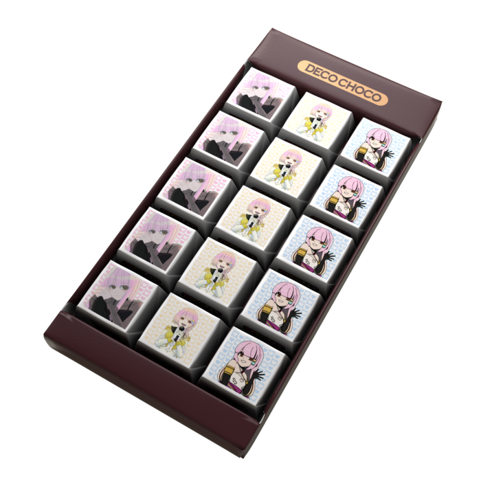 DECOチョコ - 列ごとにデザイン