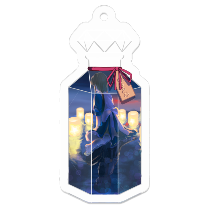 アクリルキーホルダー - 50 x 50 (mm)