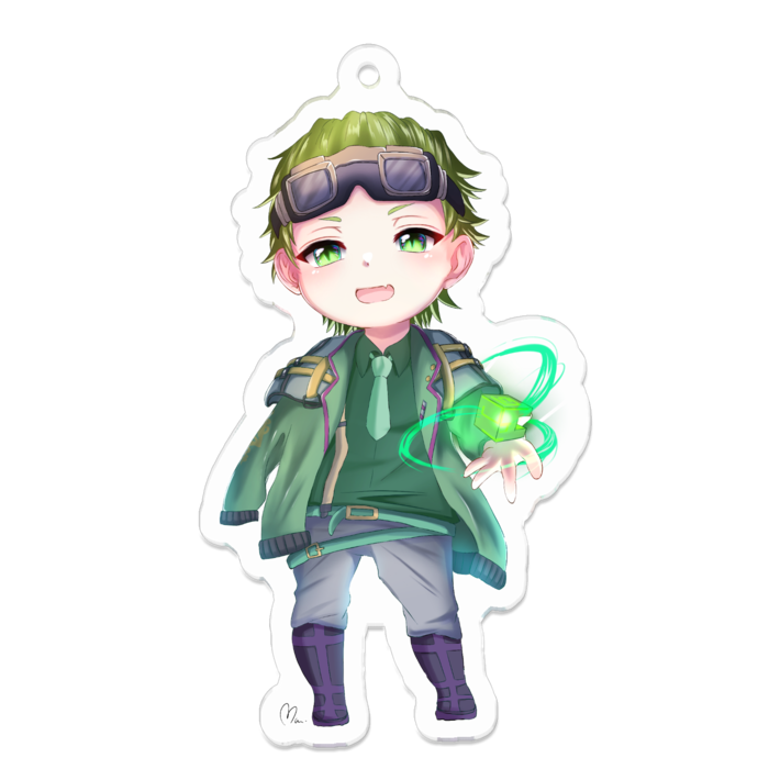 アクリルキーホルダー（コーティング） - 70 x 70 (mm)