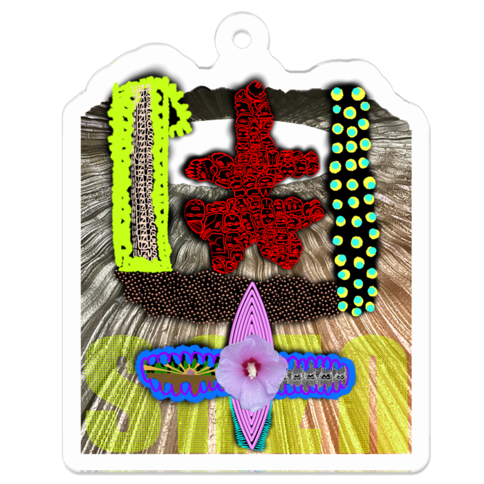 アクリルキーホルダー - 50 x 50 (mm)